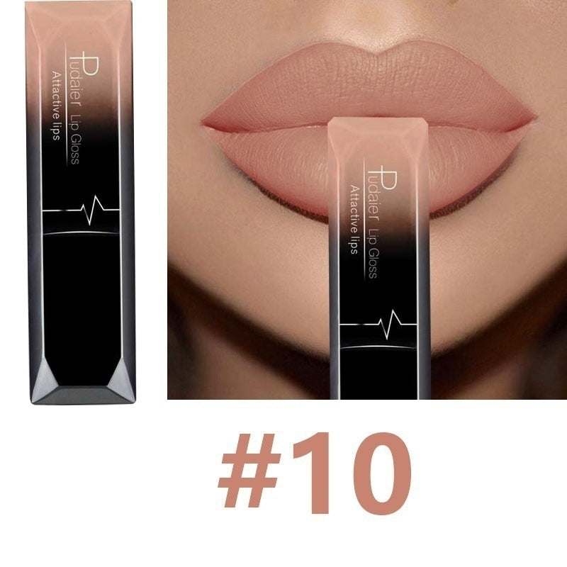 Hot Sales Waterproof Nude Matte Velvet Glossy Lip Gloss