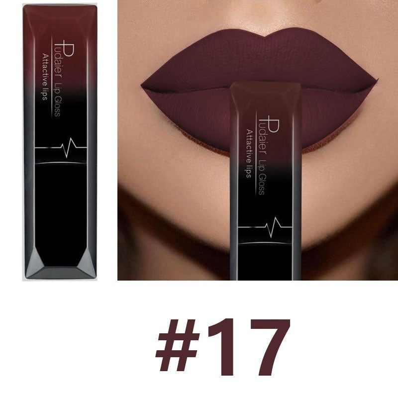 Hot Sales Waterproof Nude Matte Velvet Glossy Lip Gloss