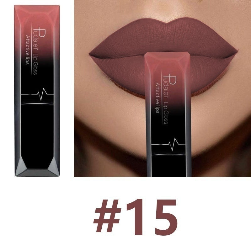 Hot Sales Waterproof Nude Matte Velvet Glossy Lip Gloss