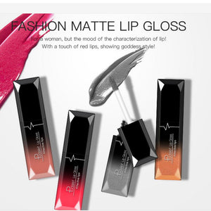 Hot Sales Waterproof Nude Matte Velvet Glossy Lip Gloss Lipstick Lip Balm Sexy Red Lip Tint 21 Colors Women Fashion Makeup Gift